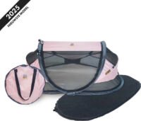 Deryan Baby Luxe Campingbedje– Inclusief zelfopblaasbare matras - Rose