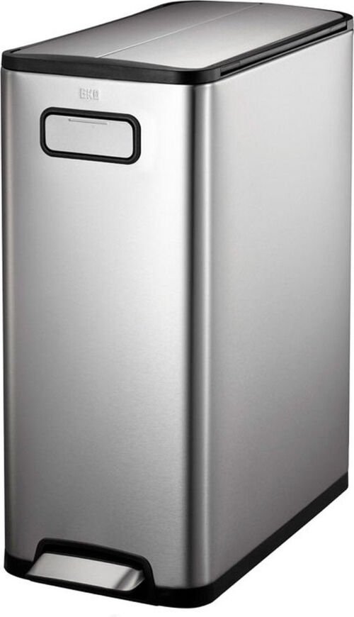 EKO - Ecofly pedaalemmer 45 liter - Stainless steel Plastic - mat RVS - Prullenbak