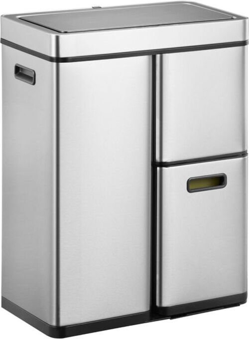 EKO - Mirage Plus Sensor Recycler 30+15+15 liter - Stainless steel Plastic - mat RVS