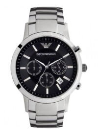 Emporio Armani AR2434 Herenhorloge 43 mm - Zilverkleurig