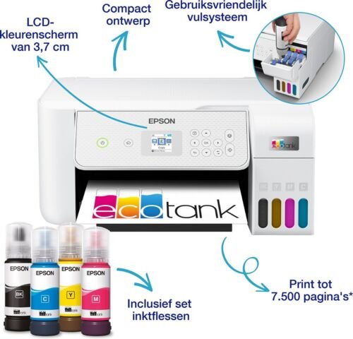 Epson EcoTank ET-2876 - All-In-One Printer - Inclusief tot 3 jaar inkt