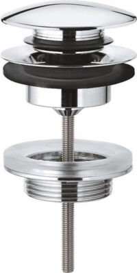 GROHE Lineare New Wastafelkraan XS - Extra lage uitloop - Met push open waste - Chroom