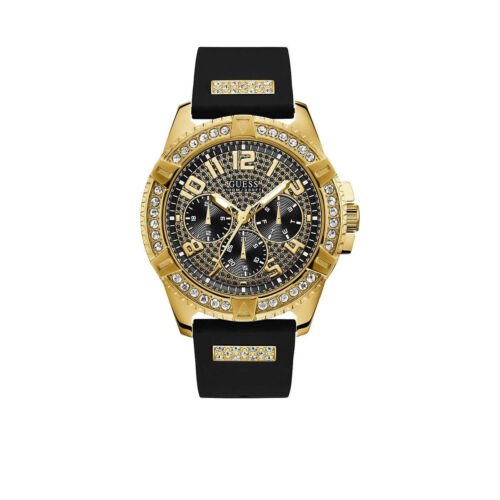 GUESS W1132G1 heren horloge 48 mm - Zwart