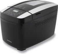 Inventum BM125 - Broodbakmachine - Brood 900/1200 gram - 1 groot/1 dubbel bakblik - 12 programma's - Glutenvrij - PFAS vrij - Timer - 700 watt - Zwart/RVS