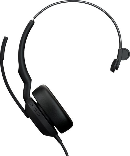 Jabra Evolve2 50 Headset Bedraad Hoofdband Kantoor/callcenter USB Type-C Zwart
