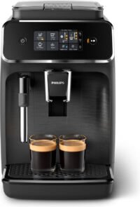 Philips 2200 Series EP2220/10 - Espressomachine - 2 Soorten Koffie + Heet Water - Zwart / Matzwart - + AquaClean Filter