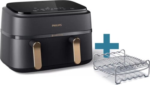 Philips 3000 serie NA352/04 - Airfryer - 9L - Dubbele mand