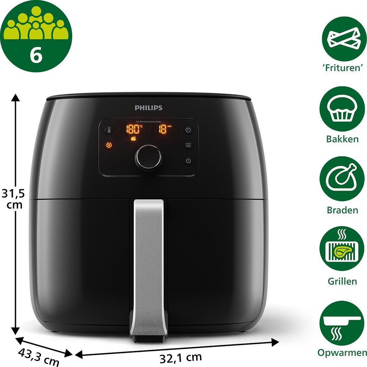Philips Airfryer Avance Collection Series - HD9762/90 - 7