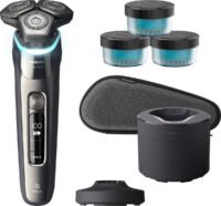 Philips Shaver 9000 Series S9974/63 - Elektrisch scheerapparaat– met trimmer – mannen - Quick Clean Pod - Zilver