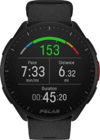 Polar Pacer -  GPS Hardloophorloge -  Night Black - Maten S-L