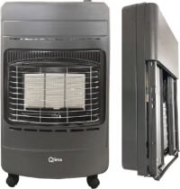 Qlima GH 342 RV - Gaskachel - Opvouwbare Gaskachel - Inclusief Draagtas - 4200 Watt