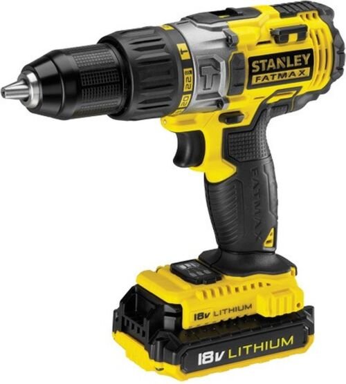 Stanley FMC625D2 18V Li-Ion accu klopboor-/schroefmachine set (2x 2.0Ah accu) in koffer