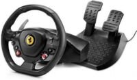 Thrustmaster T80 Ferrari 488 GTB Edition Racing Wheel voor PS5 / PS4 / PC - Officiele Ferrari Licentie - Grote pedaalset met instelbare hoek - Realistische lineaire weerstand - replica op schaal 8:10 van het stuur van de Ferrari 488 GTB - 28 cm