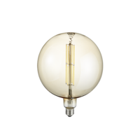 Trio - sierlamp - LED - dimbaar - 8W - 25.000 uur - bruin getint - 26x20 cm