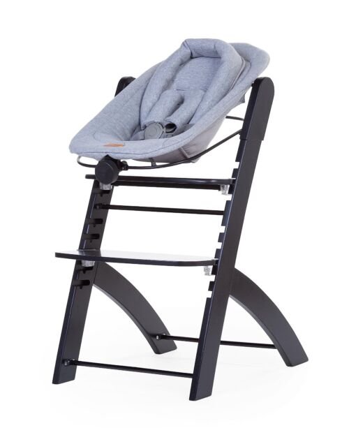 Childhome - Newborn Evosit - Kinderstoel - Zwart Jersey - Verstelbaar - Pasgeborenen tot 6 maanden