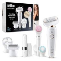 Braun Silk-pil 9 Flex 9-105 - Epilator Met Flexibele Kop voor Makkelijker Ontharen - Wit/Goud