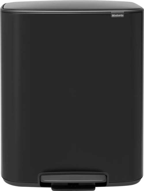 Brabantia Bo Pedal Bin 60 Liter Matt Black