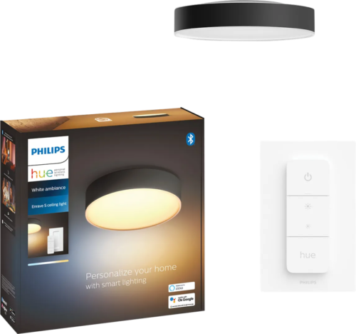 Philips Hue Enrave M plafondlamp White Ambiance Zwart