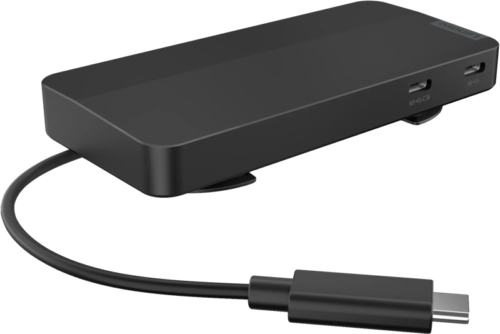 Lenovo USB-C-Travel Dock voor 2 schermen (met adapter)
