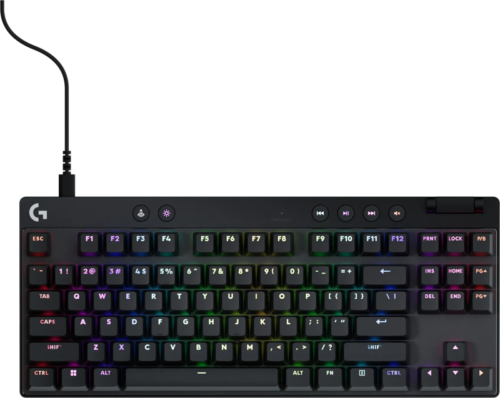Logitech G Pro X TKL Rapid Gaming Toetsenbord Zwart Qwerty