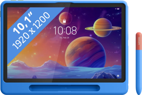 Lenovo Tab 64GB Wifi Grijs met Kids Cover en Stylus