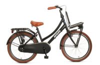 Antilope Mini Cargo Transport 22 Inch Meisjesfiets Matzwart