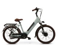Avon Bx1 Elektrische Fiets 24 Inch – 250w Voorwielmotor 504wh Accu Tot 90 Km Actieradius Hydraulische Schijfremmen Nexus 3-speed Naafversnelling Kleurendisplay Lage Instap Muted Grayish-blue