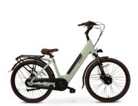 Avon Bx1 Elektrische Fiets 26 Inch – 250w Voorwielmotor 504wh Accu Tot 90 Km Actieradius Hydraulische Schijfremmen Nexus 3-speed Naafversnelling Kleurendisplay Lage Instap Lichtgroen