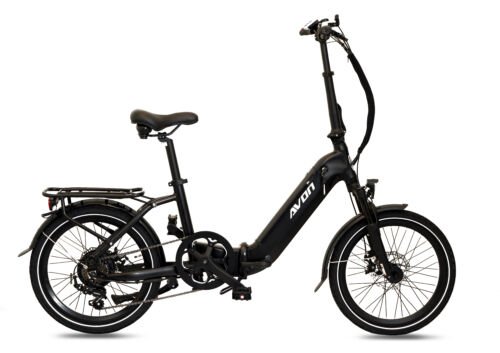 Avon Eq1 Elektrische Vouwfiets 20 Inch Zwart Gratis Rijklaar Bezorgd