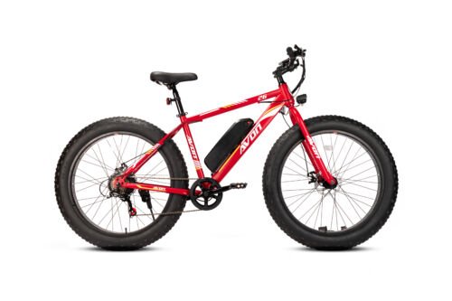 Avon X6 250w E-bike Fatbike 250w Motor 26 Inch Rood Gratis Rijklaar Bezorgd
