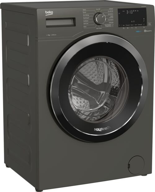 Beko Aquatech Wex94064e0g Wasmachine 9kg 1400t | Tweedehands (Refurbished)