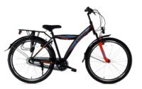Cyclux Astro Jongensfiets 24 Inch N3 Zwart Oranje