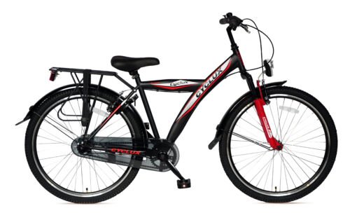 Cyclux Astro Jongensfiets 24 Inch – Stoer En Praktisch In Zwart En Rood