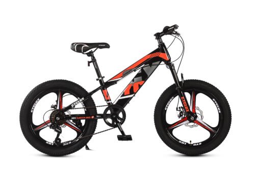 Cyclux New Fashion Bike Jongensfiets Mtb 20 Inch 7 Speed Shimano Rood