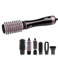 Dsp 50020 7-in-1 Professionele Hetelucht Styler – Complete Föhn- En Krulborstelset Voor Perfecte Styling