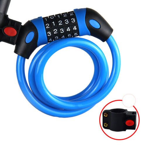 Fietskettingsloten Met 5-cijferige Codes Blauw