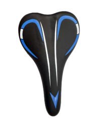 Fietszadel 26 & 24 Inch – Zwart - Blauw | Comfortabel & Duurzaam