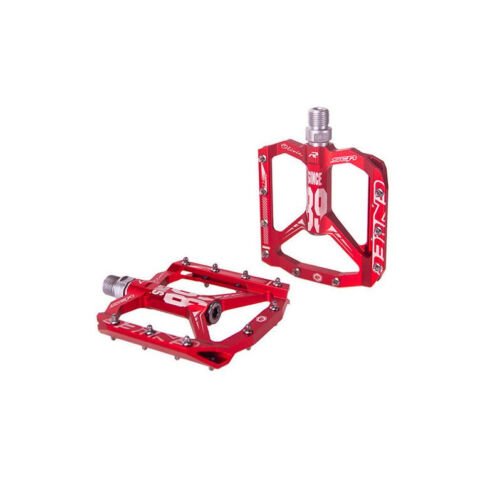 Hbs Pd-001 Aluminium Cnc Mtb Pedalen - All Mountain En Xc - Rood