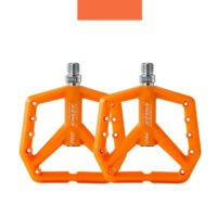 Hbs Pd-500 Nylon Mtb Pedalen - Verbreed Antislip Design - Du Plus 1 Lager - Oranje