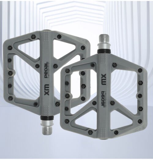 Hbs Pd-502 Fietspedalen - Lichtgewicht Slijtvast En Antislip Grijs