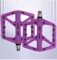 Hbs Pd-502 Fietspedalen - Lichtgewicht Slijtvast En Antislip Paars