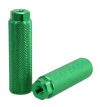 Hbs S38-001 Bmx Freestyle Voetsteunen - Aluminium 110 Mm Groen (set Van 2)