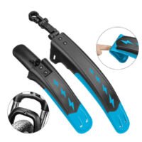 Spatbord Mountainbike Verstelbaar -universeel-24 - 26 - 27 Inch Blauw