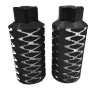 Voetrusten Pegs Bmx Freestyle 110 Mm Alumunium Zwart 2 Stuks