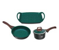 Winning Star 4-delige Non-stick Kookset – Gietaluminium Potten Met Deksel
