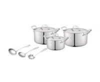Winning Star St-5100 3-delige Kookset - 2x Kookpot 1x Soeppot - 3x Keukengerei