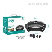 Winning Star St-9675 Elektrische Hapjespan Met Deksel