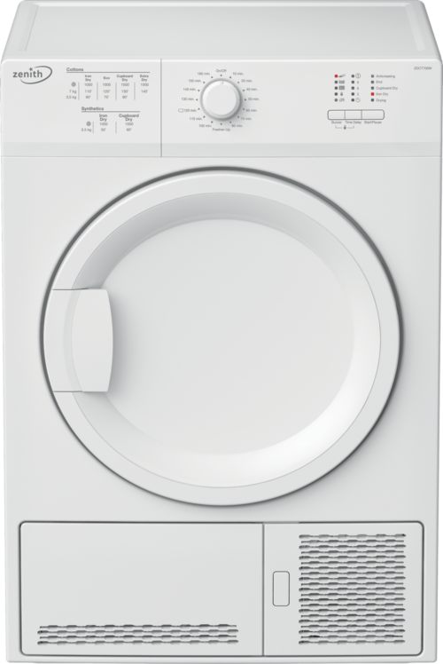 Zenith Zdct700w Condensdroger 7kg | Nieuw (outlet)